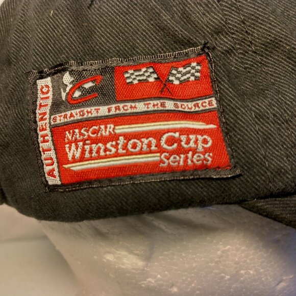 NASCAR Winston Cup Series Cap Hat Black Red Canvas Embroidered Racing Chase Race - Picture 12 of 14